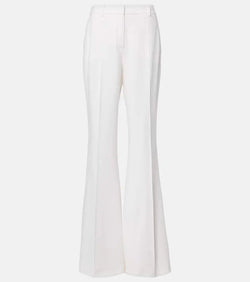 Elie Saab High-rise cady flared pants