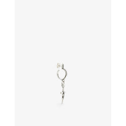 Emanuele Bicocchi Cross sterling-silver pendant earring