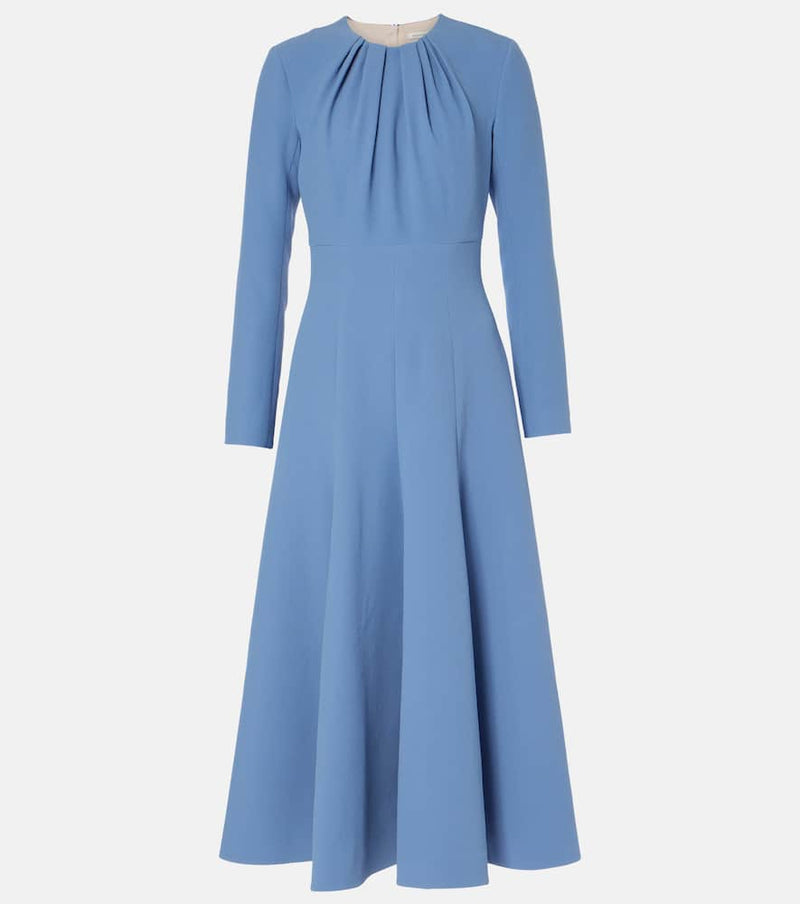 Emilia Wickstead Belgium pleated midi dress