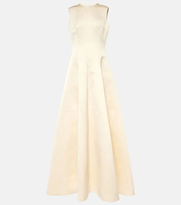 Emilia Wickstead Bridal Mairi crêpe gown | LYBSTORE