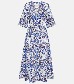 Emilia Wickstead Elowen printed cotton maxi dress | LYBSTORE