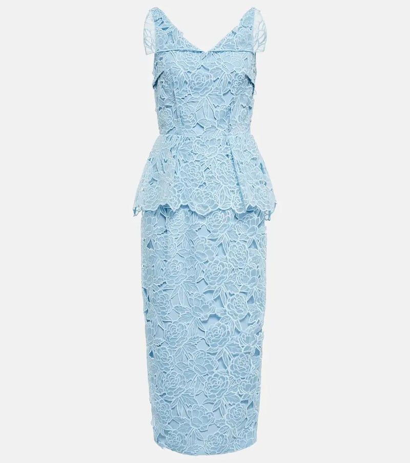 Emilia Wickstead Maesa lace midi dress