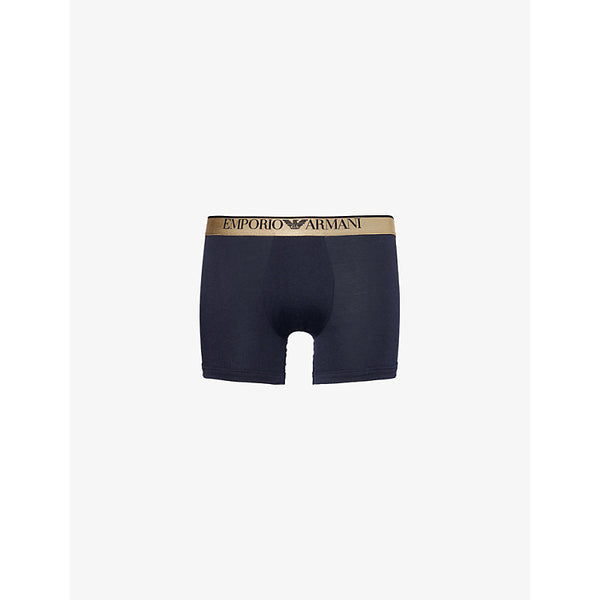 Emporio Armani Branded-waistband stretch-cotton boxers