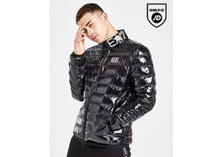 Emporio Armani EA7 Shiny Puffer Jacket Black