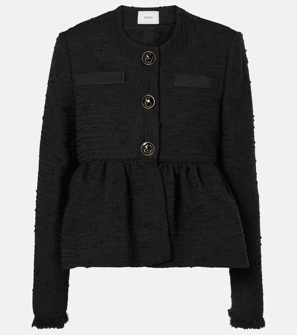 Erdem Cropped tweed jacket | LYBSTORE