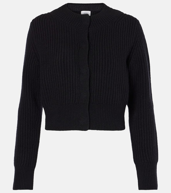 Erdem Cropped wool and cashmere cardigan