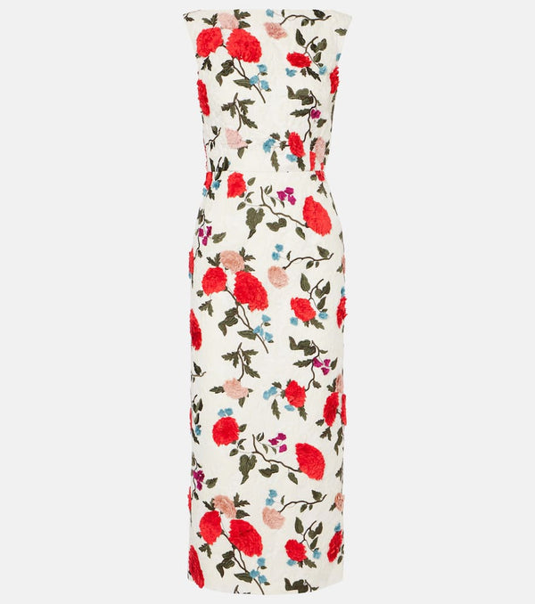 Erdem Floral midi dress | LYBSTORE