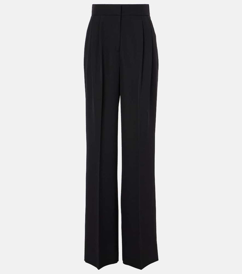 Erdem High-rise wool wide-leg pants