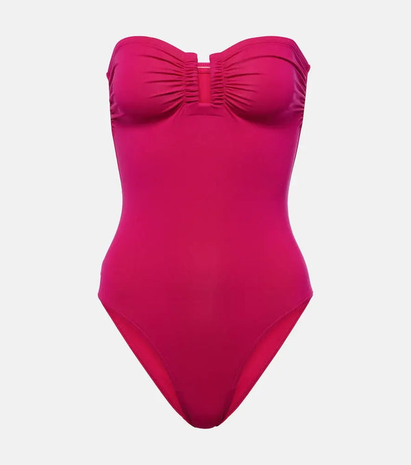 Eres Cassiopée strapless bustier swimsuit