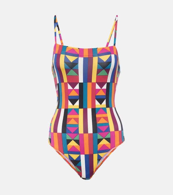 Eres Couleurs printed swimsuit | LYBSTORE