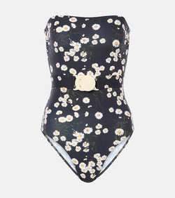 Eres Courtois floral bandeau swimsuit