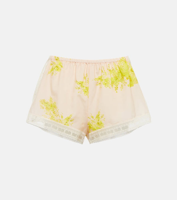 Eres Lumière cotton and silk shorts