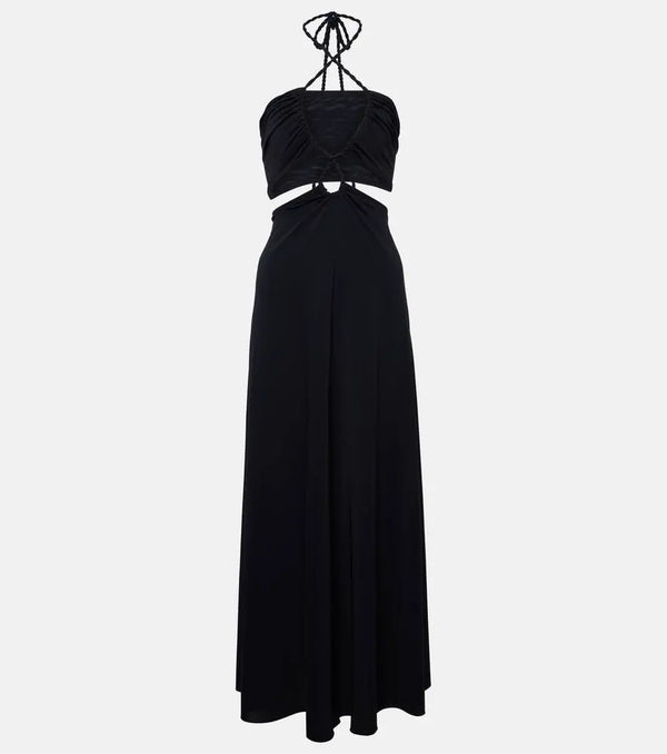 Eres Tina halterneck jersey maxi dress