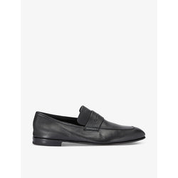  Ermenegildo Zegna L'Asola panelled leather penny  loafers