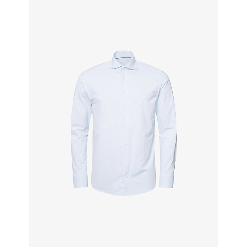 Mens Eton Business slim-fit  stretch-cotton shirt