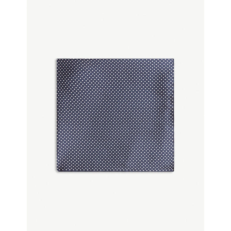 Eton Polka-dot silk pocket square | LYBSTORE