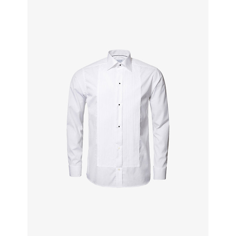 Eton Slim-fit double-cuff cotton shirt