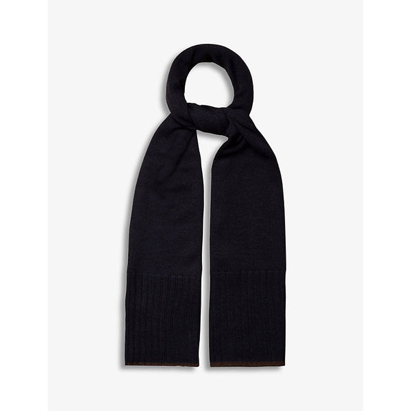 Eton Striped wool scarf | LYBSTORE