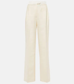 Etro Cotton and wool straight pants | LYBSTORE