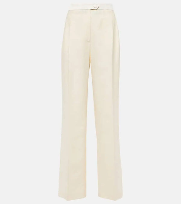 Etro Cotton and wool straight pants | LYBSTORE