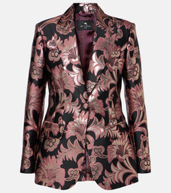 Etro Floral jacquard blazer