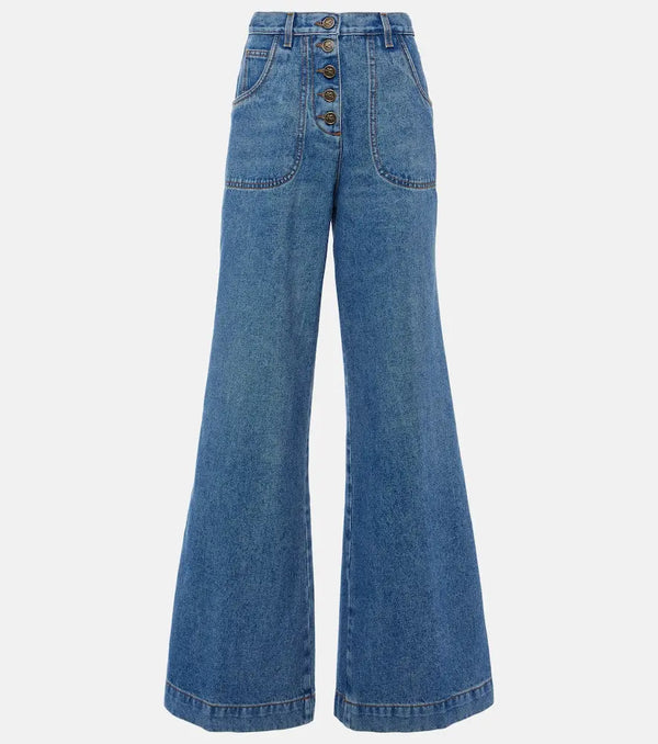 Etro High-rise flared jeans | LYBSTORE