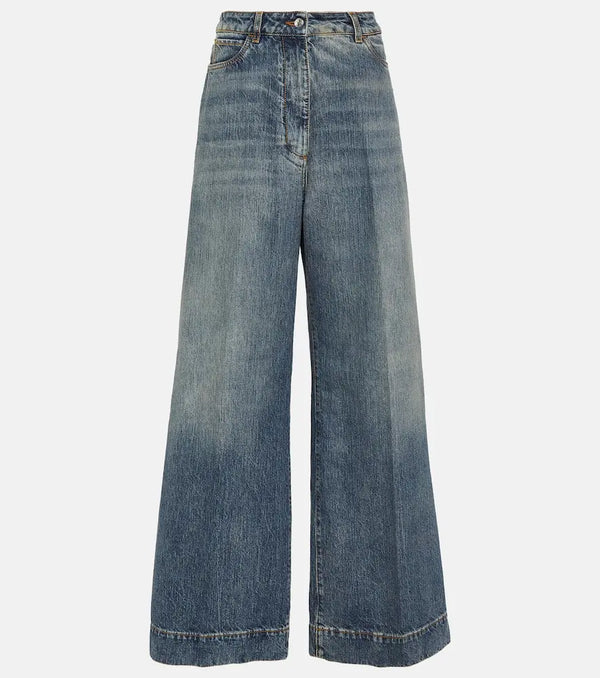 Etro High-rise wide-leg jeans | LYBSTORE