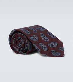 Etro Paisley jacquard silk tie