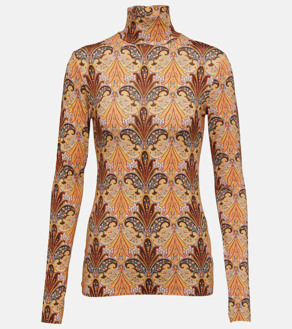 Etro Paisley jersey top