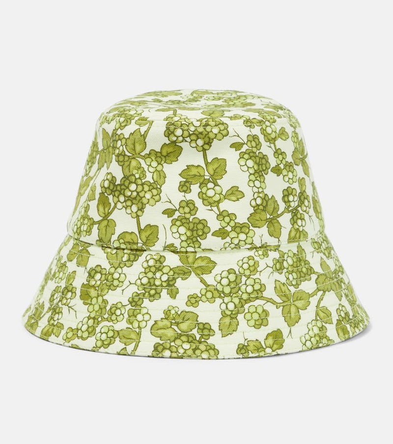 Etro Printed canvas bucket hat