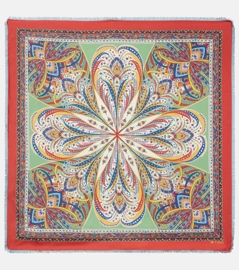 Etro Printed silk scarf | LYBSTORE