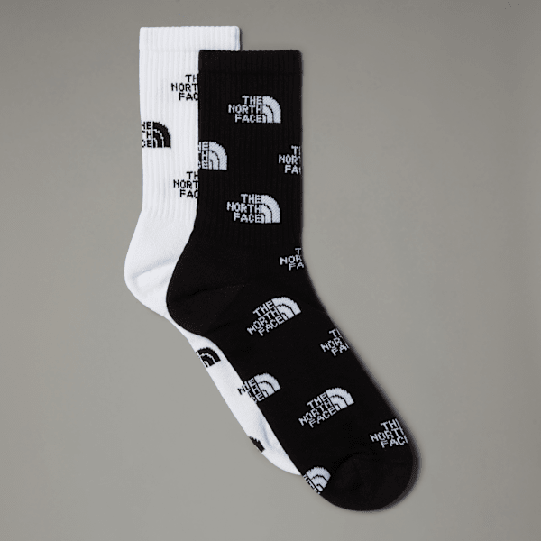 The North Face Everyday Crew Logo Socks Tnf Black-tnf White