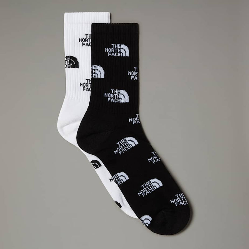 The North Face Everyday Crew Logo Socks Tnf Black-tnf White male