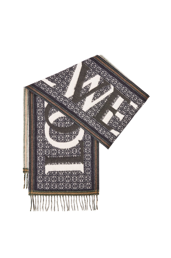 LOEWE Love scarf in wool and cashmere