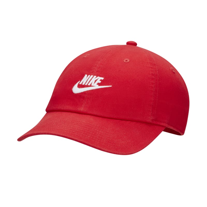 Gorra desestructurada Futura Wash Nike Club - Rojo