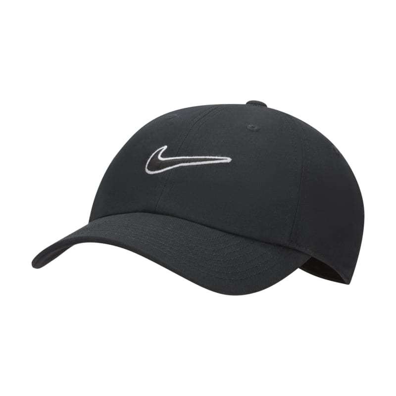 Gorra Swoosh desestructurada Nike Club - Negro