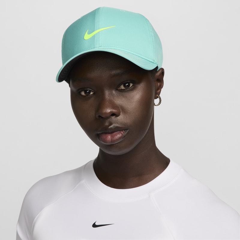 Gorra estructurada con cierre a presión Nike Dri-FIT Rise - Verde