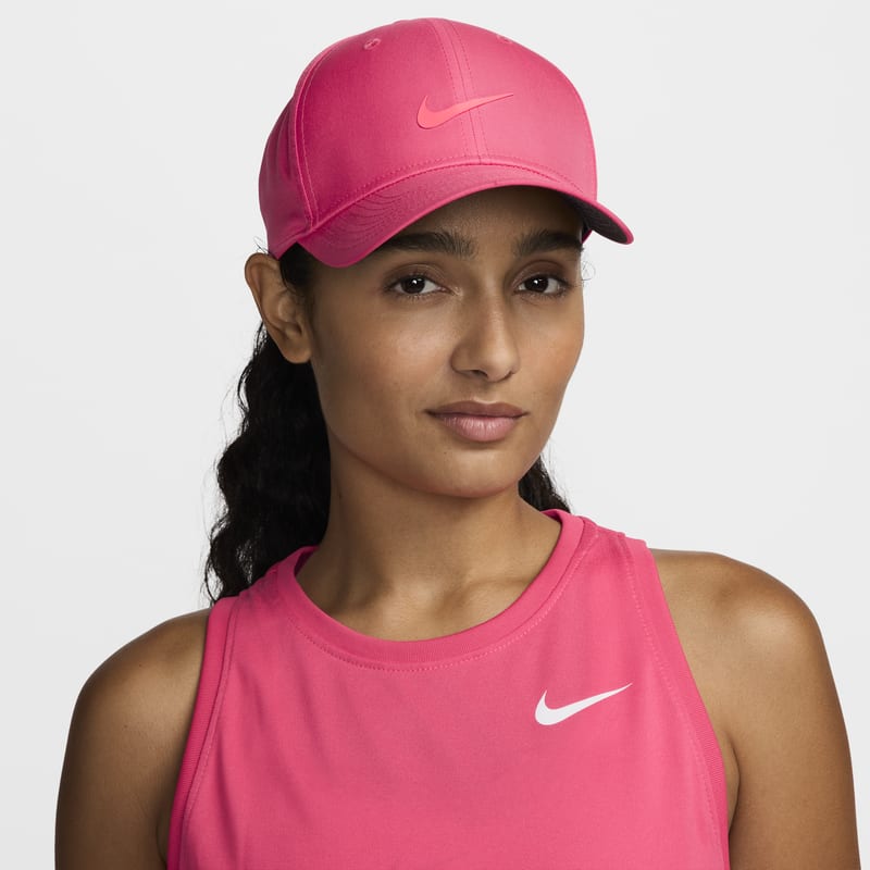 Gorra estructurada con cierre a presión Nike Dri-FIT Rise - Rosa