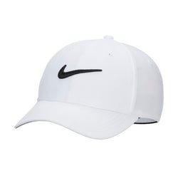 Gorra Swoosh estructurada Nike Dri-FIT Club - Blanco