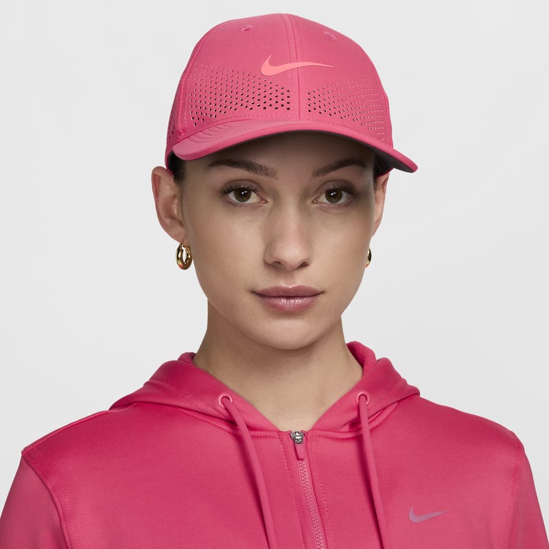 Gorra Swoosh estructurada Nike DriFIT ADV Club - Rosa