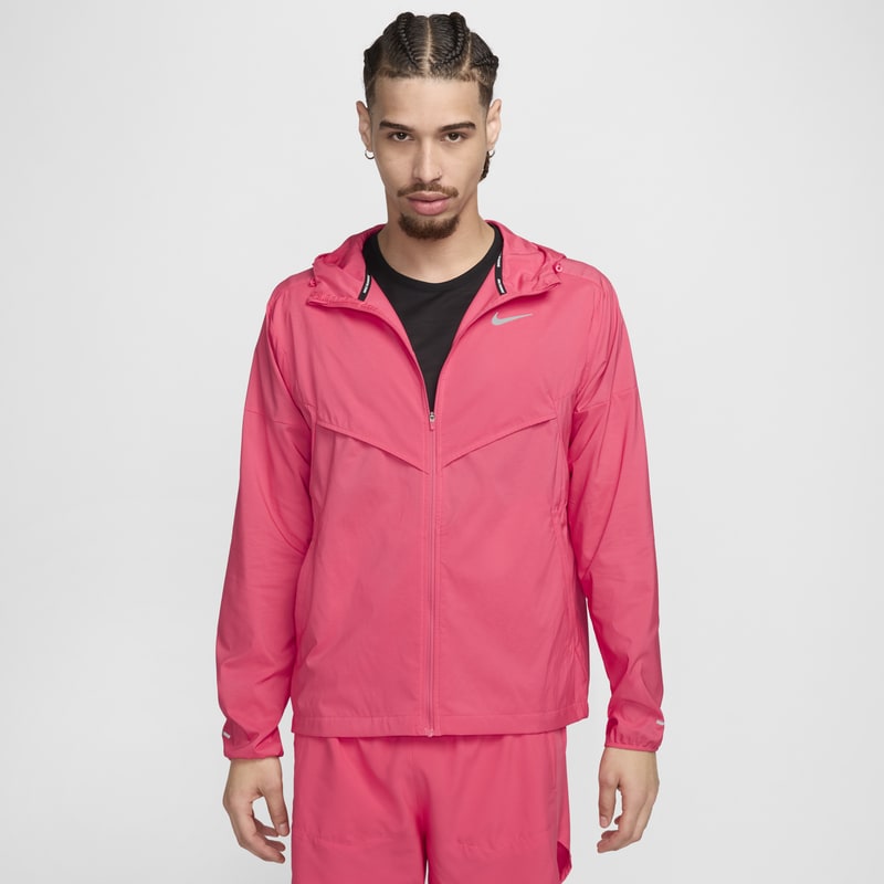 Chamarra de correr Repel para hombre Nike Windrunner - Rosa