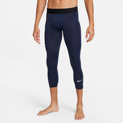 Mallas de fitness Dri-FIT de 3/4 para hombre Nike Pro - Azul