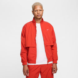 Chamarra de entrenamiento de tejido Woven para hombre Nike Sportswear Solo Swoosh - Rojo