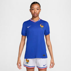 Jersey de fútbol Nike Dri-FIT Replica de la FFF (selección masculina) local 2024/25 Stadium para mujer - Azul