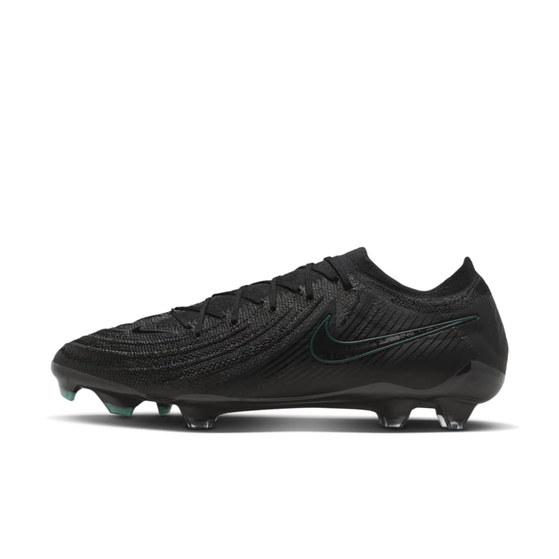 Tacos de fútbol de corte low FG Nike Phantom GX 2 Elite - Negro