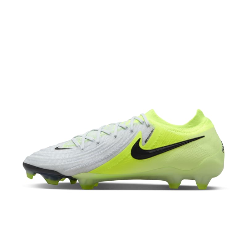 Tacos de fútbol de corte low FG Nike Phantom GX 2 Elite - Gris