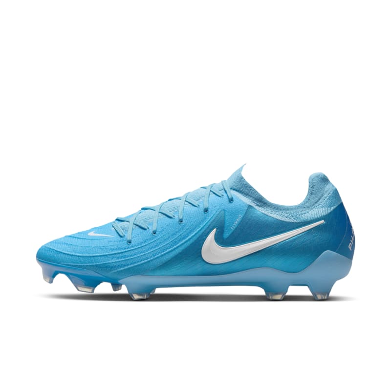 Tacos de fútbol FG de corte low Nike Phantom GX 2 Pro - Azul