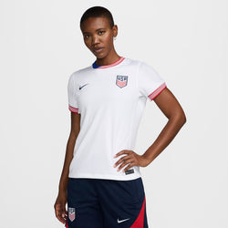 Jersey de fútbol Nike Dri-FIT Replica del USWNT local 2024 Stadium para mujer - Blanco