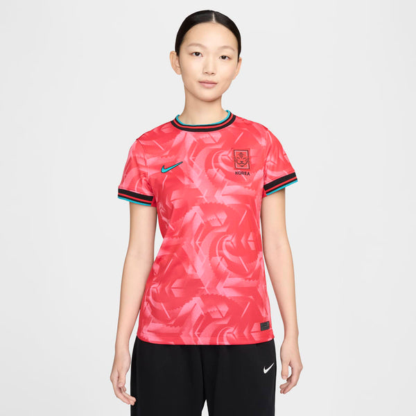 Jersey de fútbol Nike Dri-FIT Replica de Corea local 2024 Stadium para mujer - Rojo