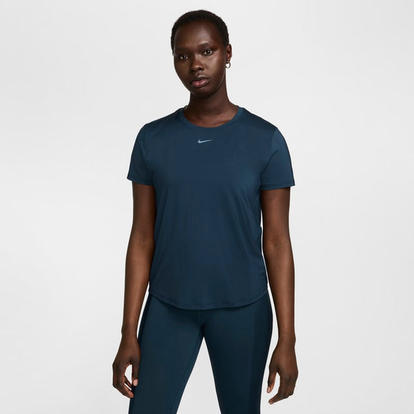 Playera de manga corta Dri-FIT para mujer Nike One Classic - Azul